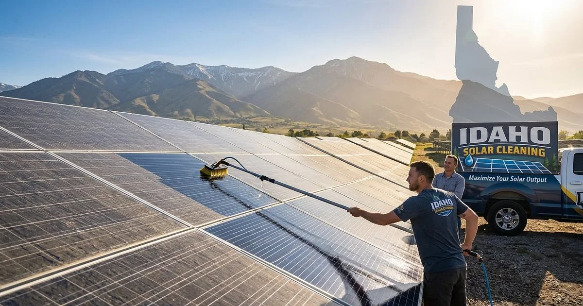 Commercial Solar Panel Cleaning