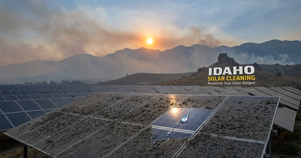 How Wildfire Smoke Affects Solar Panel Efficiency in Idaho