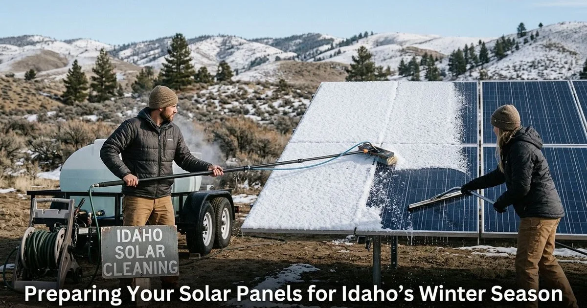 Preparing Your Solar Panels for Idaho's Winter