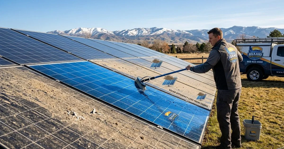 Understanding Solar Panel Efficiency Loss from Dirt & Debris