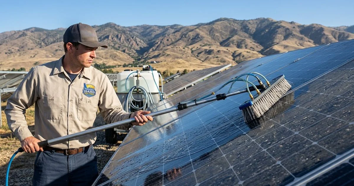 Why Purified Water Matters for Solar Panel Cleaning