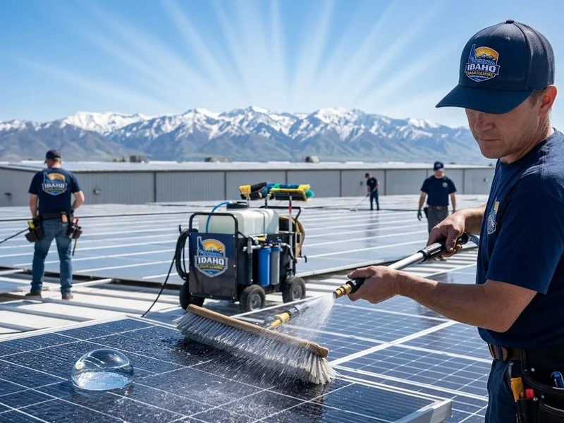 Commercial Solar Panel Cleaning gallery image 1