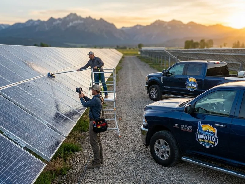 Commercial Solar Panel Cleaning gallery image 3