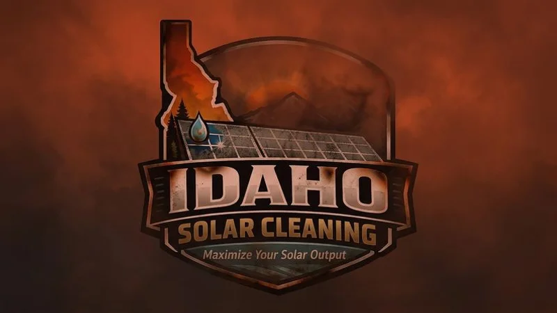 Idaho landscape showing wildfire smoke haze reducing sunlight reaching solar panels