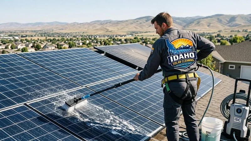 Commercial Solar Panel Cleaning