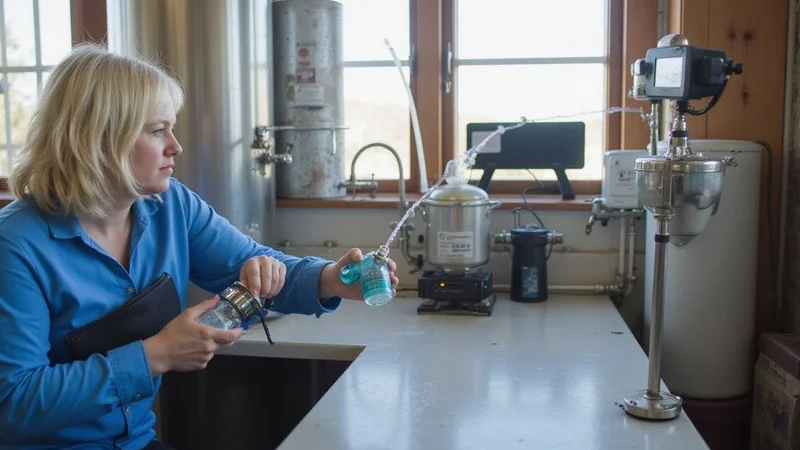 RO/DI water purification system used for professional solar panel cleaning in Idaho